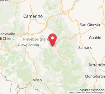 Map of Trebbio, The Marches