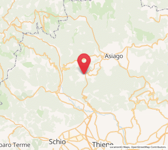 Map of Treschè Conca, Veneto