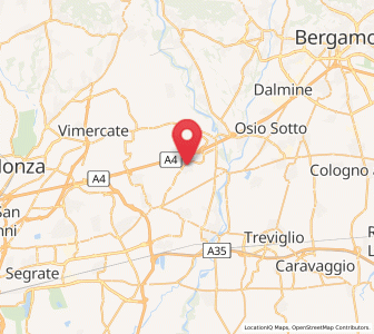 Map of Trezzano Rosa, Lombardy