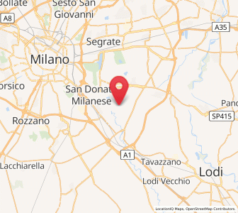 Map of Triginto, Lombardy