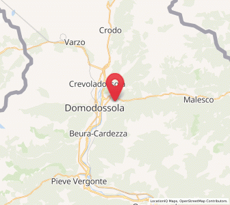 Map of Trontano, Piedmont