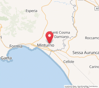 Map of Tufo, Lazio
