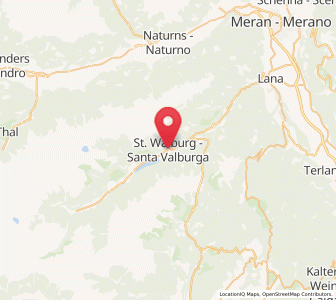 Map of Ultimo - Ulten, Trentino-Alto Adige