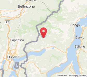 Map of Val Rezzo, Lombardy