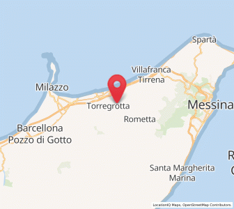 Map of Valdina, Sicily