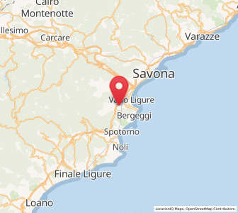Map of Valle di Vado, Liguria