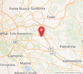 Map of Valle Martella, Lazio
