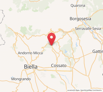 Map of Valle Mosso, Piedmont