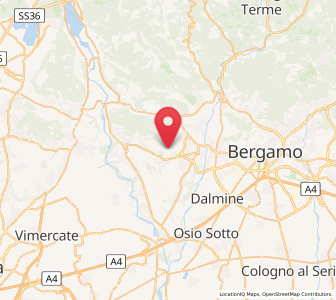 Map of Valtrighe, Lombardy