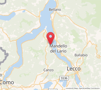 Map of Vassena, Lombardy