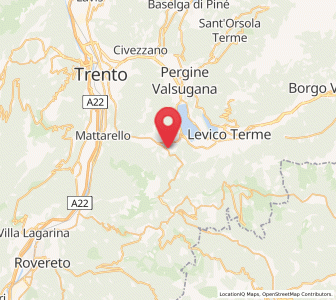 Map of Vattaro, Trentino-Alto Adige