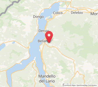 Map of Vendrogno, Lombardy