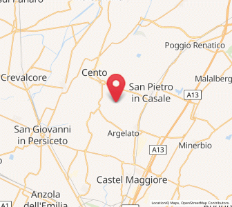 Map of Venezzano, Emilia-Romagna