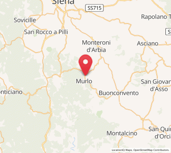 Map of Vescovado, Tuscany