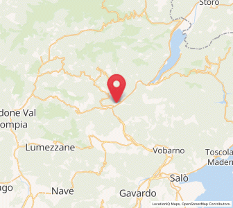 Map of Vestone, Lombardy