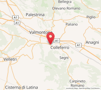 Map of Via Latina Iv Km, Lazio