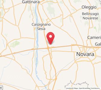 Map of Vicolungo, Piedmont