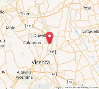 Map of Vigardolo, Veneto