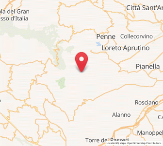 Map of Villa Celiera, Abruzzo
