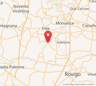 Map of Villa Estense, Veneto