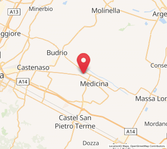Map of Villa Fontana, Emilia-Romagna