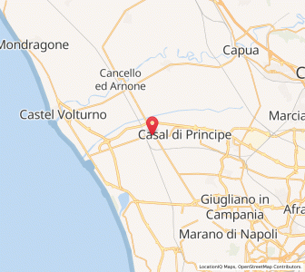 Map of Villa Literno, Campania