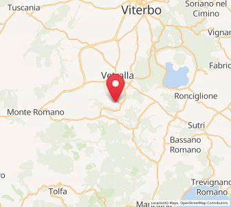 Map of Villa San Giovanni in Tuscia, Lazio
