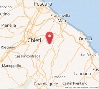 Map of Villamagna, Abruzzo