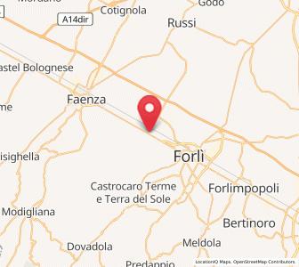 Map of Villanova, Emilia-Romagna