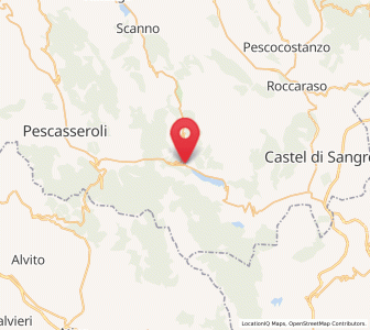 Map of Villetta Barrea, Abruzzo