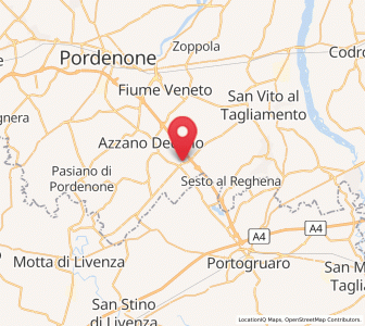 Map of Villotta, Friuli Venezia Giulia