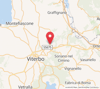 Map of Vitorchiano, Lazio