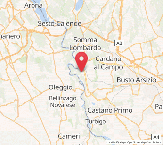 Map of Vizzola Ticino, Lombardy