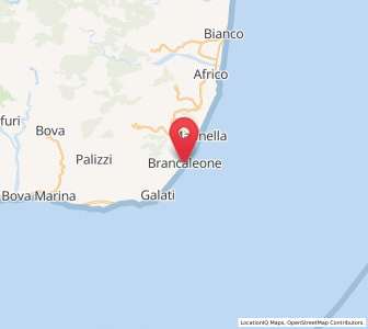 Map of Weather Station, Calabria