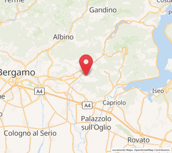 Map of Zandobbio, Lombardy