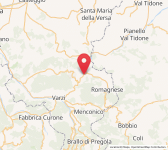 Map of Zavattarello, Lombardy