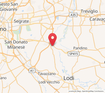 Map of Zelo Buon Persico, Lombardy