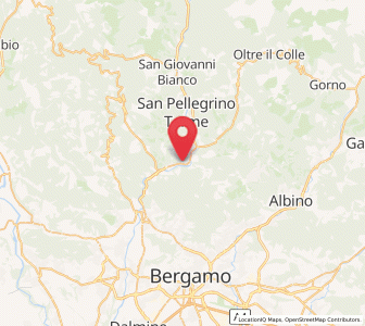Map of Zogno, Lombardy