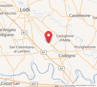 Map of Zorlesco, Lombardy