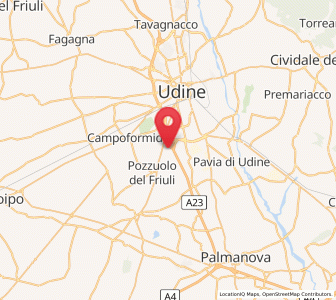 Map of Zugliano-Terenzano-Cargnacco, Friuli Venezia Giulia