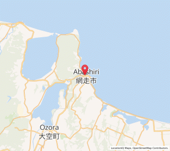 Map of Abashiri, Hokkaido