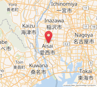 Map of Aisai, Aichi