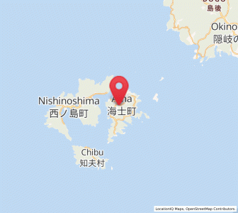 Map of Ama, Shimane