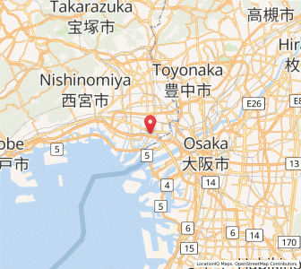 Map of Amagasaki, Hyōgo