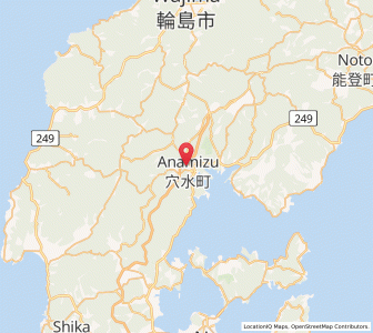 Map of Anamizu, Ishikawa
