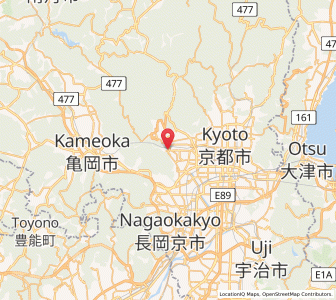 Map of Arashiyama, Kyoto