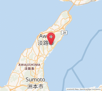 Map of Awaji, Hyōgo