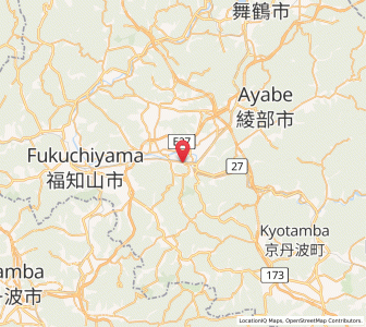 Map of Ayabe, Kyoto