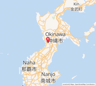 Map of Chatan, Okinawa