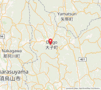 Map of Daigo, Ibaraki